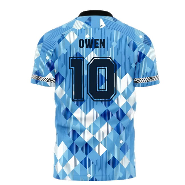 England 1990 Third Concept Football Shirt (Libero) (Owen 10)-SoccerKits Hub | Buy Soccer Jerseys Online
